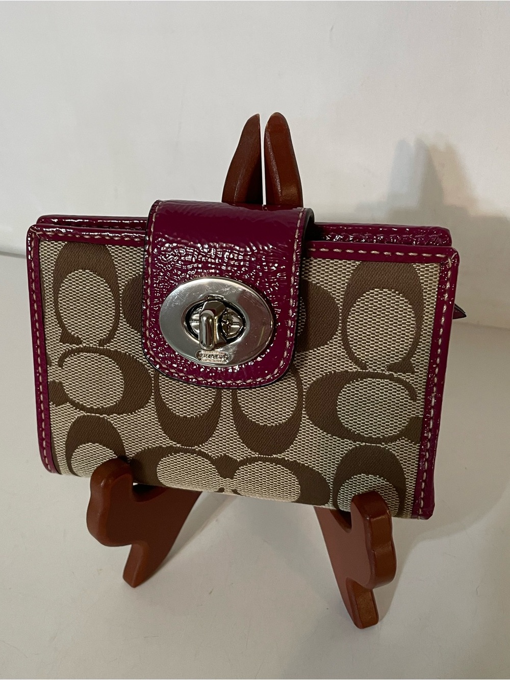 Coach Turn Lock Wallet NWT